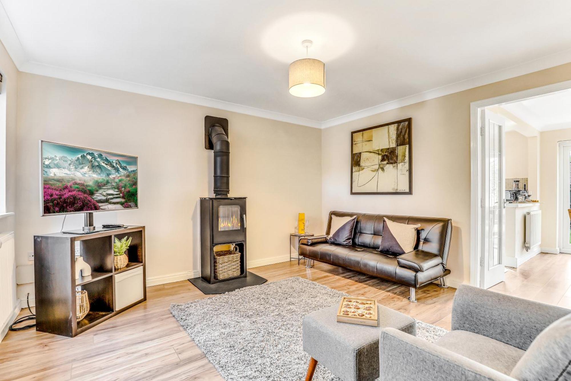 Silver Stag Properties, 3 Bedroom W Parking And Garden Smisby Eksteriør bilde