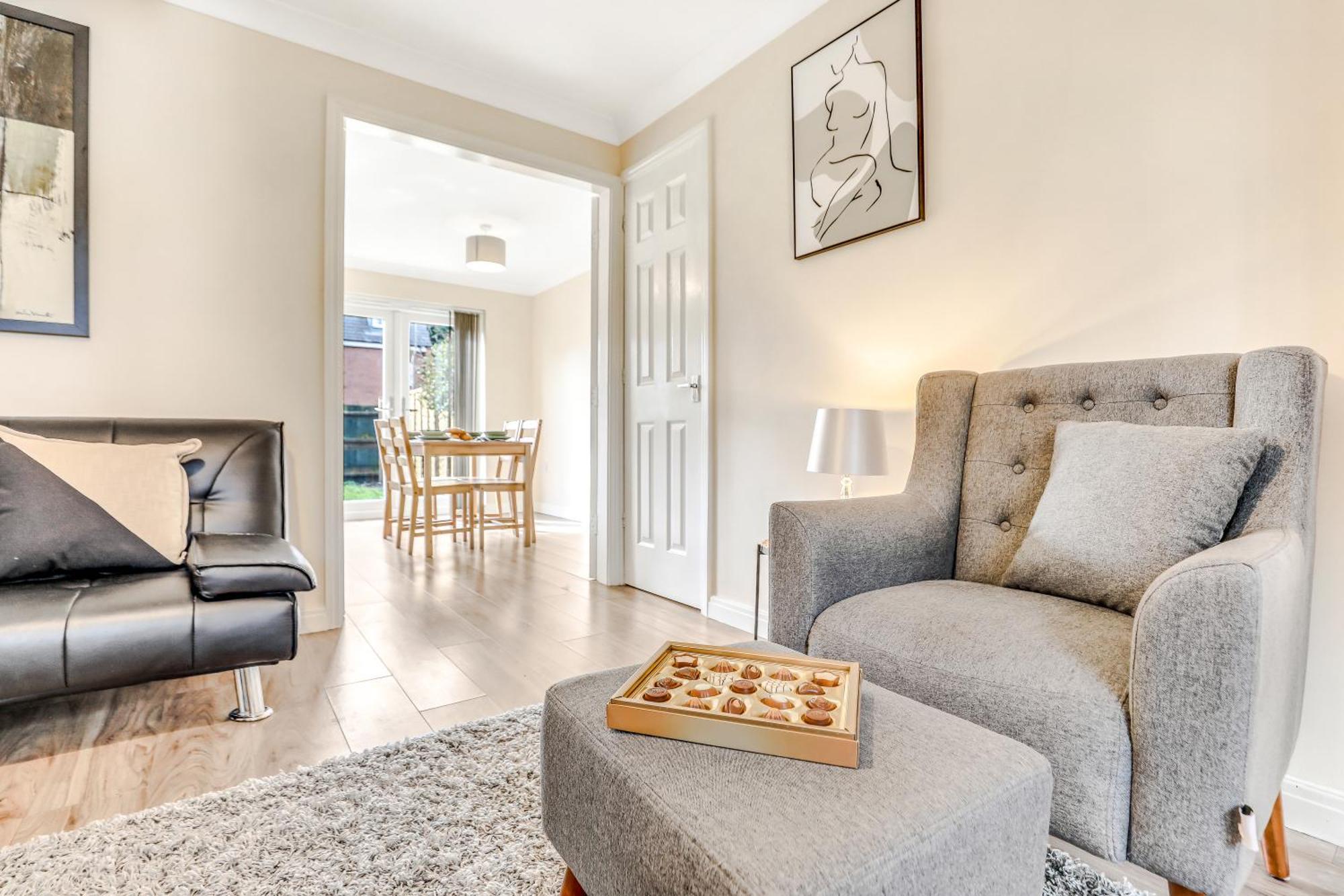 Silver Stag Properties, 3 Bedroom W Parking And Garden Smisby Eksteriør bilde